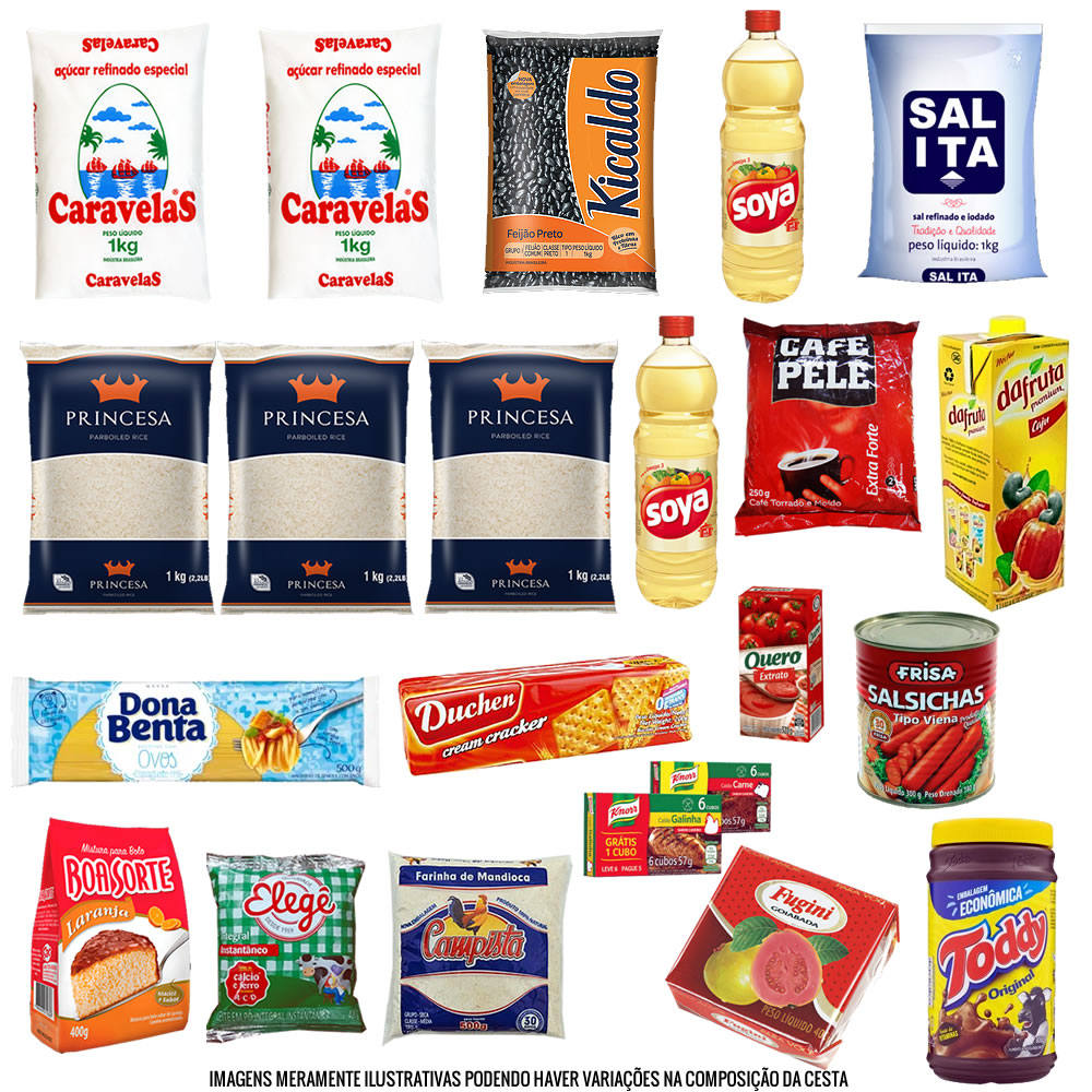 Quais São Os Produtos Desta Cesta Básica – XVYP