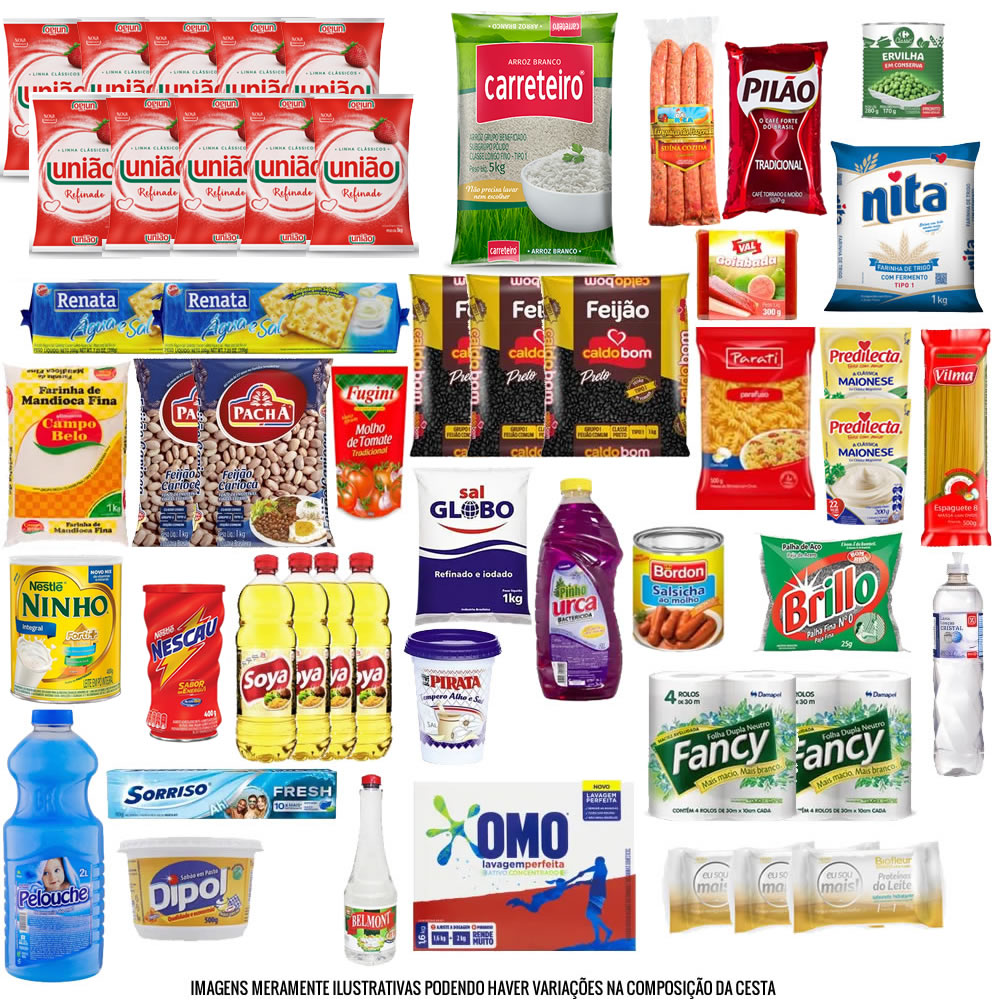 Cesta Básica Completa – E Super (33 Itens) | Cesta Básica RJ Melhor Preço