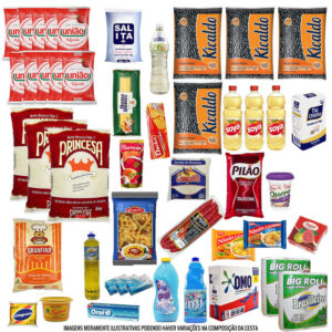 Cesta Básica Completa – F Super 15k de Arroz (29 Itens)