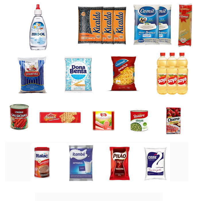 Cesta Básica Completa – O - Com adoçante (29 Itens)