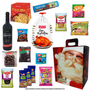 Cesta de Natal com Chester Cesta de Natal com Chester