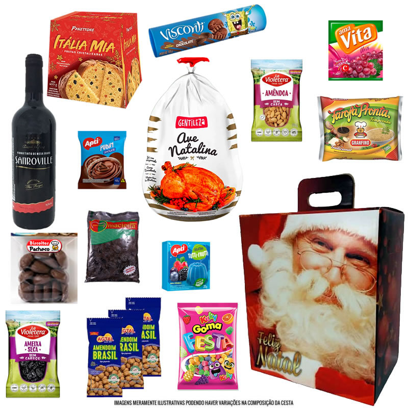 Cesta de Natal com Chester